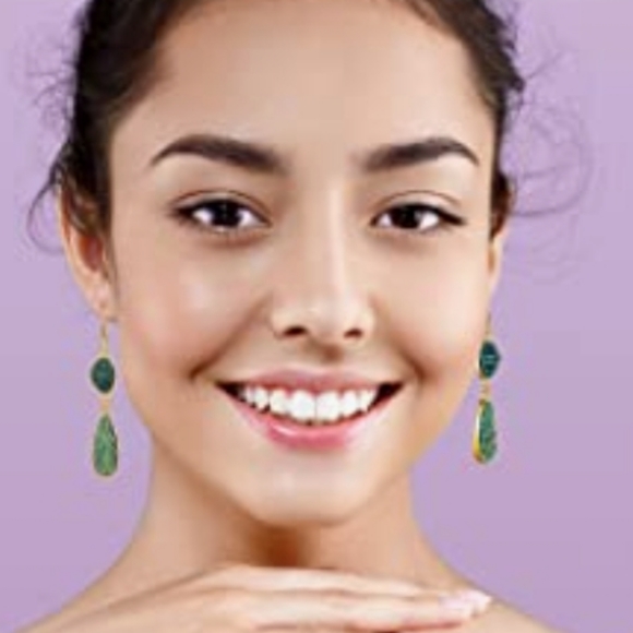 12 Paires Druzy Drop Crystal Earrings NWT - Picture 5 of 7